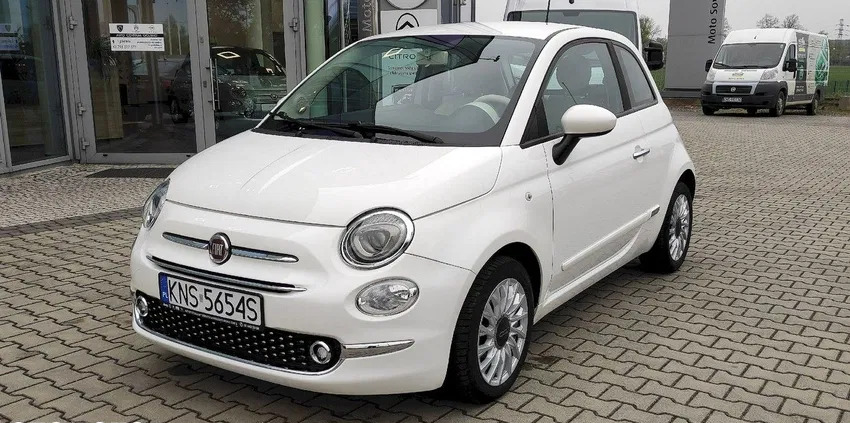 fiat Fiat 500 cena 48500 przebieg: 39059, rok produkcji 2020 z Płoty